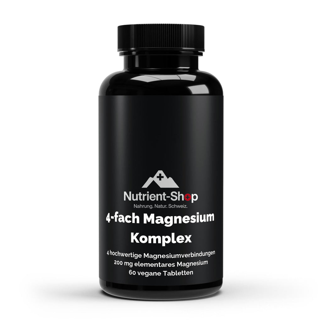 Magnesium 4fach Komplex - 60 vegane Tabletten