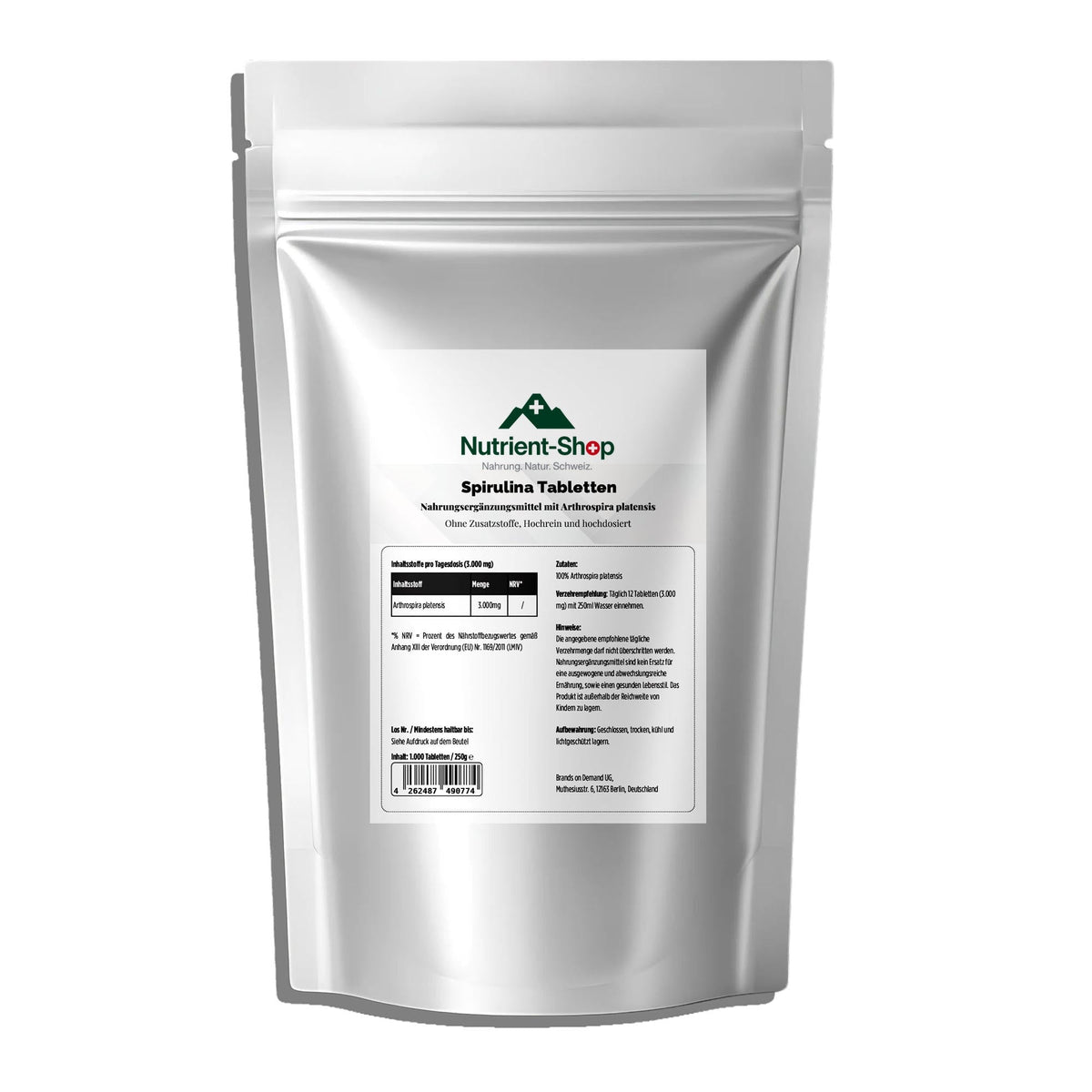 Spirulina - 1,000 Tablets