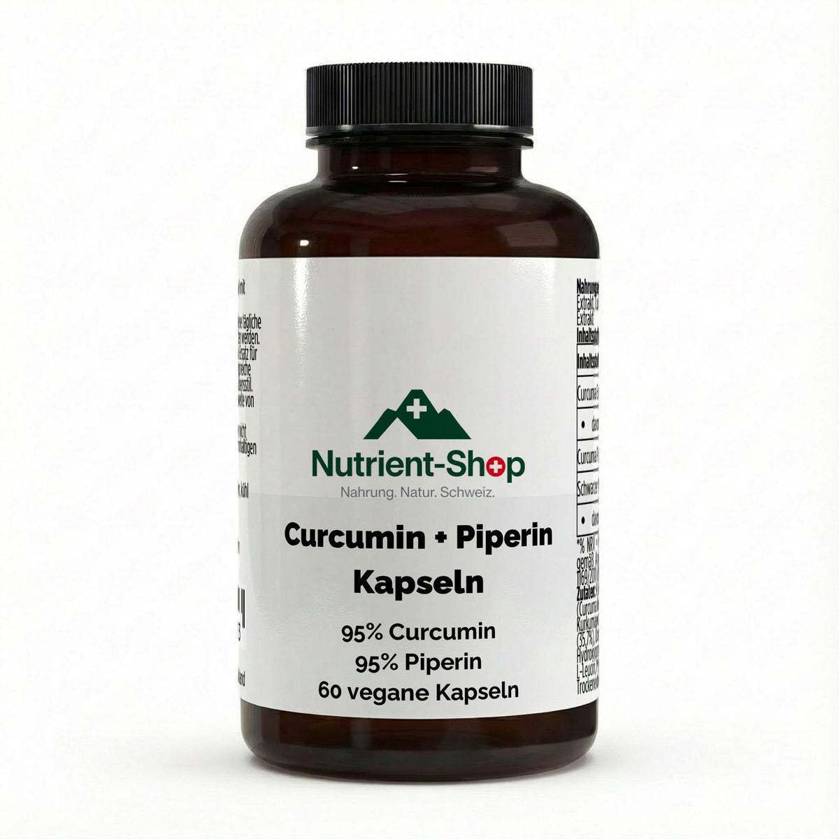 Curcuma (95% Curcumin) + Piperin - 60 vegane Kapseln