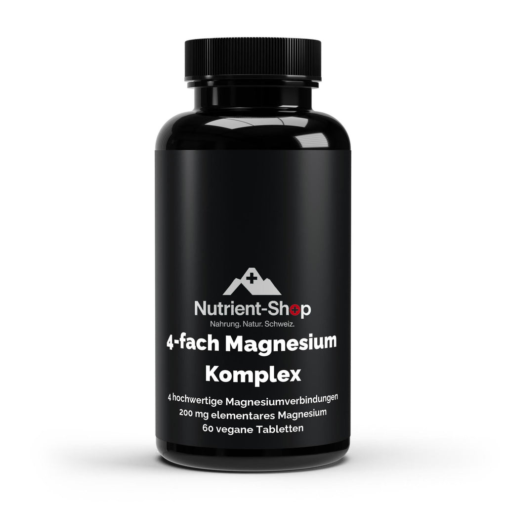 Magnesium 4fach Komplex - 60 vegane Tabletten
