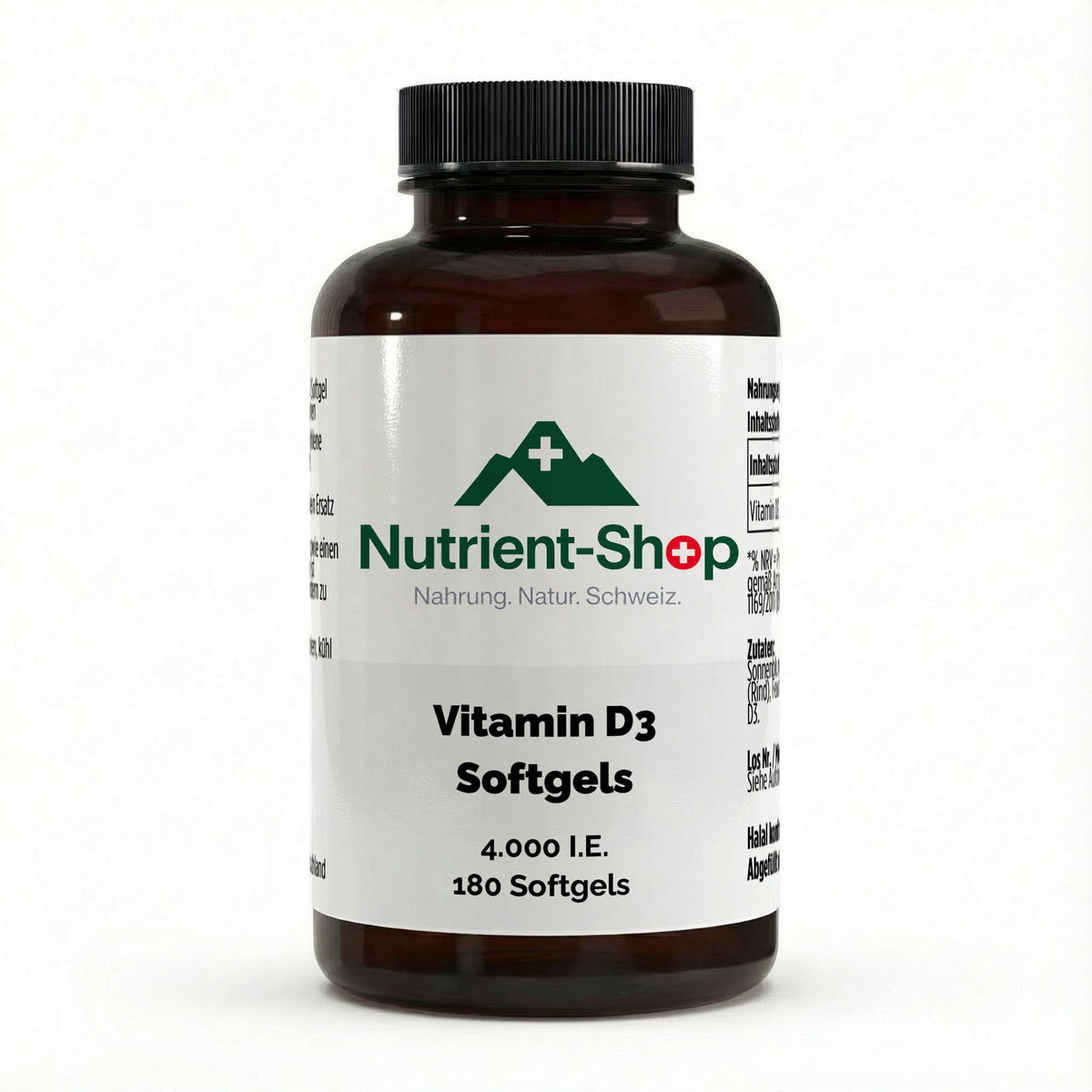Vitamin D3 4.000 IE - 180 Softgels