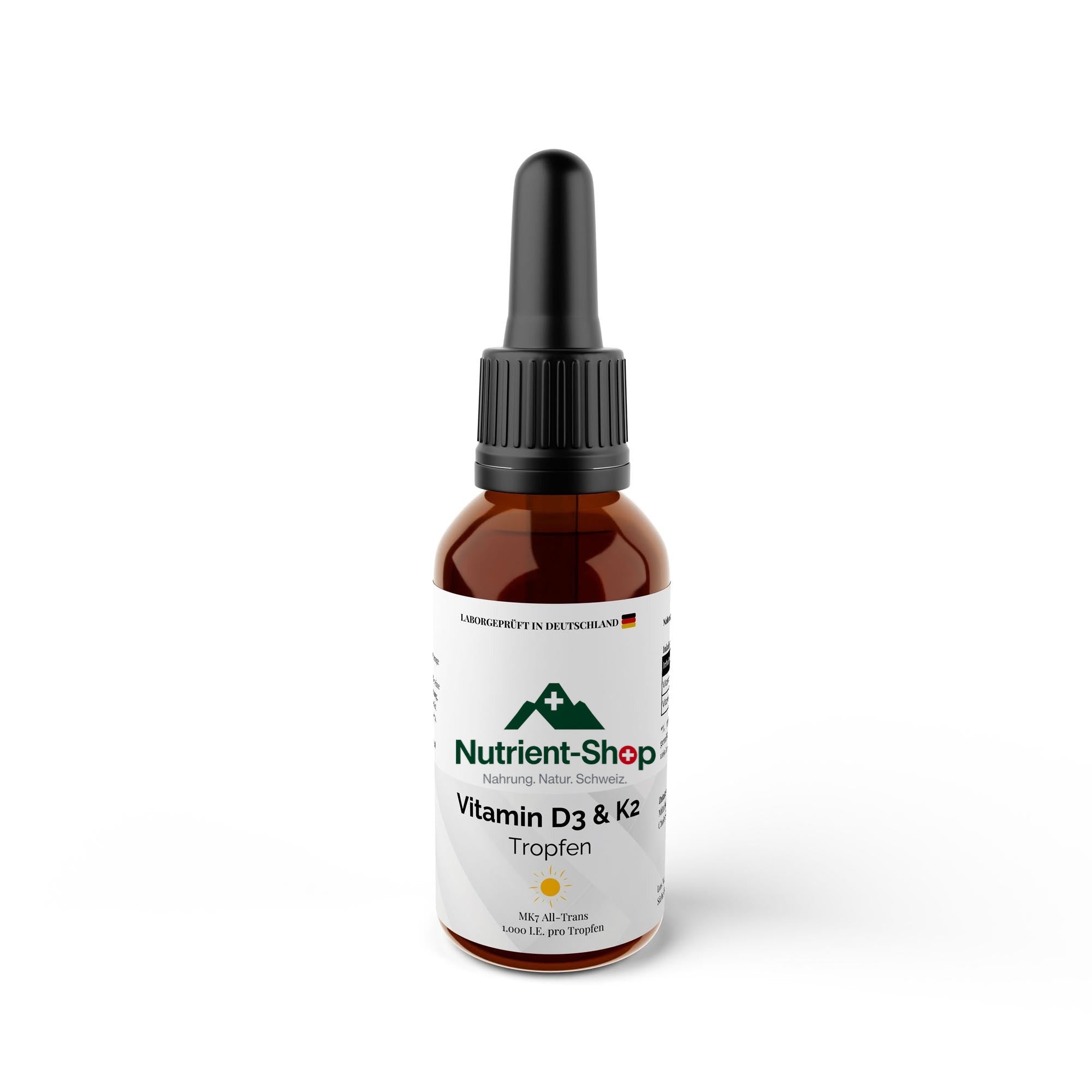 Vitamin D3 + K2 - 1.700 Tropfen (1.000 I.E.) - 50ml
