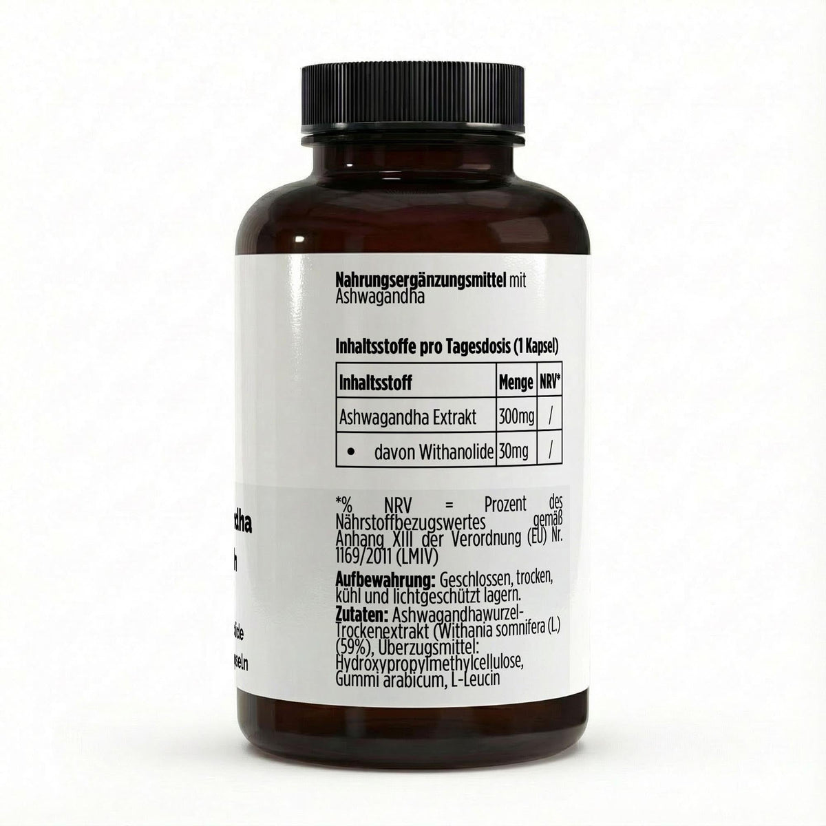 Ashwagandha (10% Withanolide) - 90 vegane Kapseln