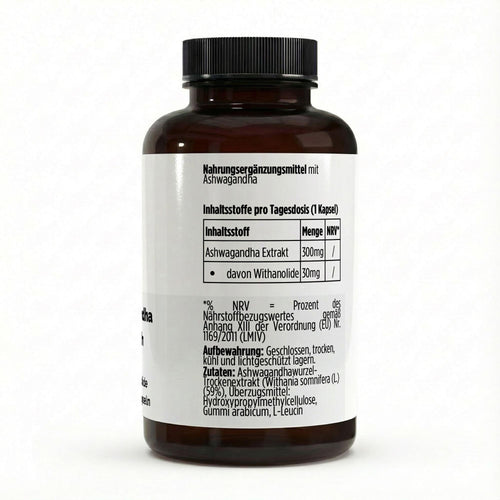Ashwagandha (10% Withanolides) - 90 Vegan Capsules