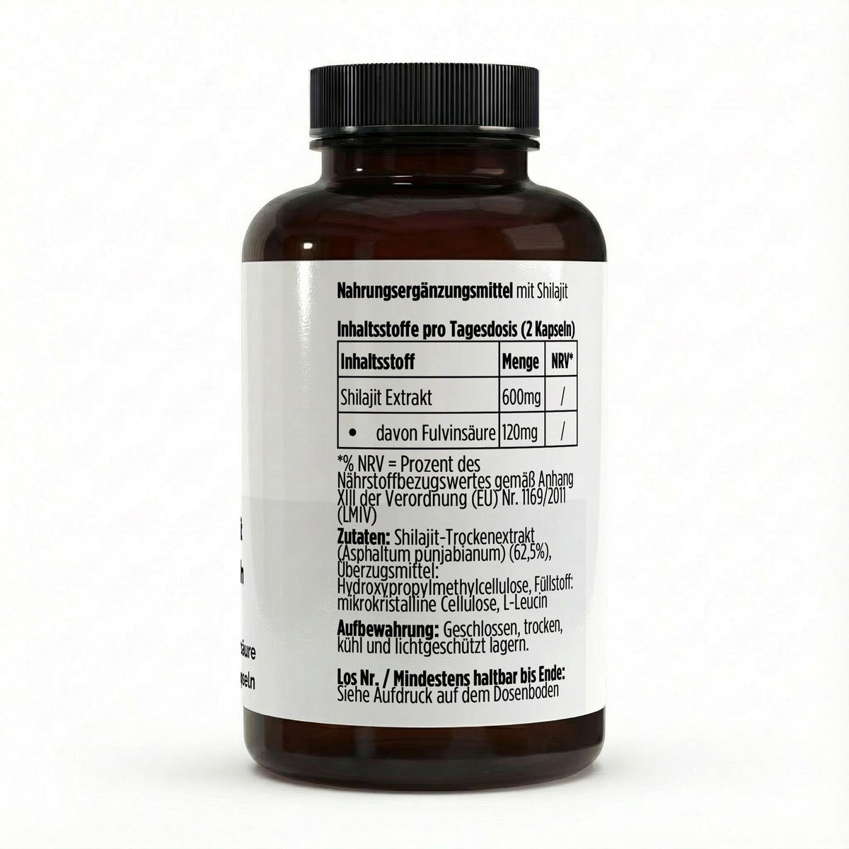 Shilajit (20% Fulvic Acid) - 90 Vegan Capsules