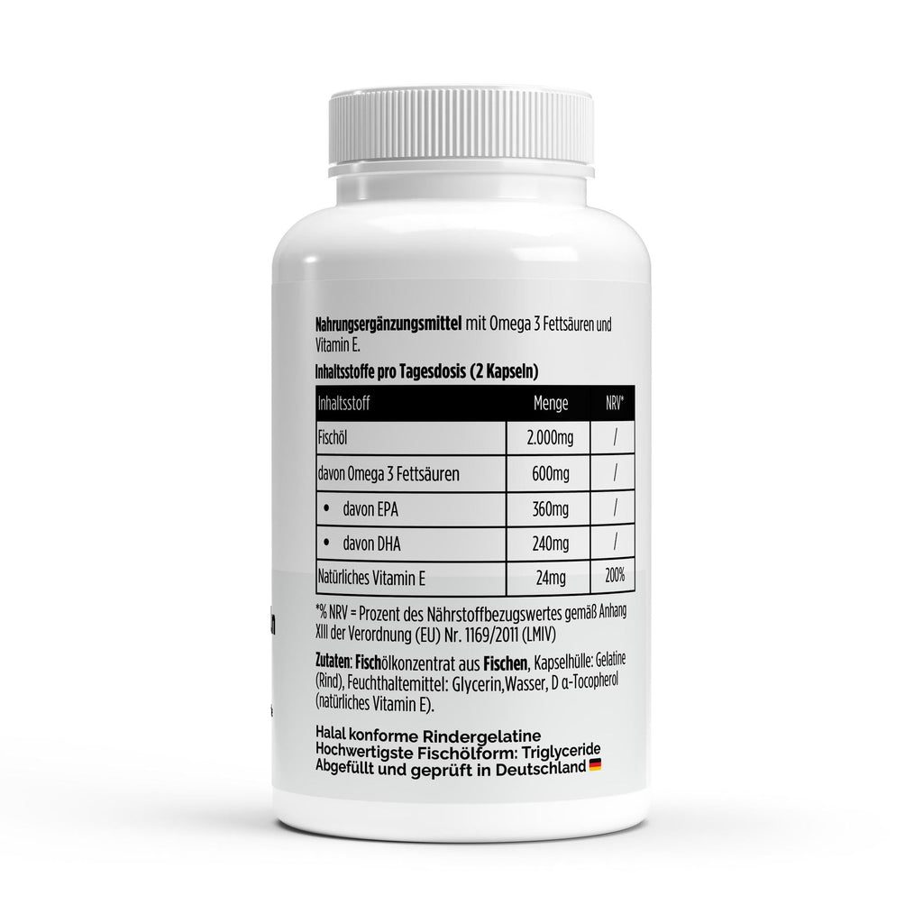 Omega 3 Triglyceride 18/12 (Halal Gelatin) - 120 Softgels