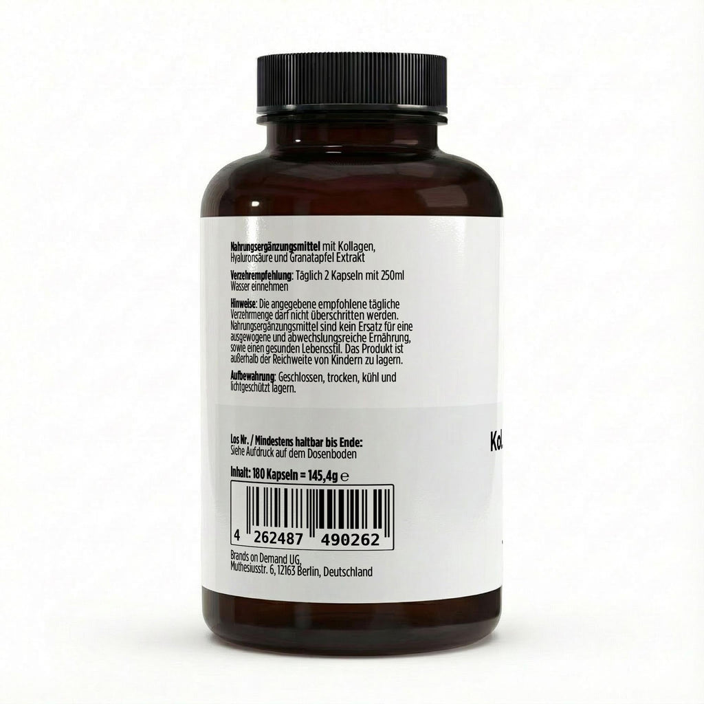 Premium Kollagenhydrolysat PLUS (3000-5000 DA ) - 180 Kapseln