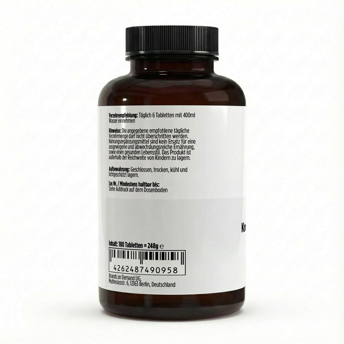 Creatine Monohydrate - 180 vegan tablets
