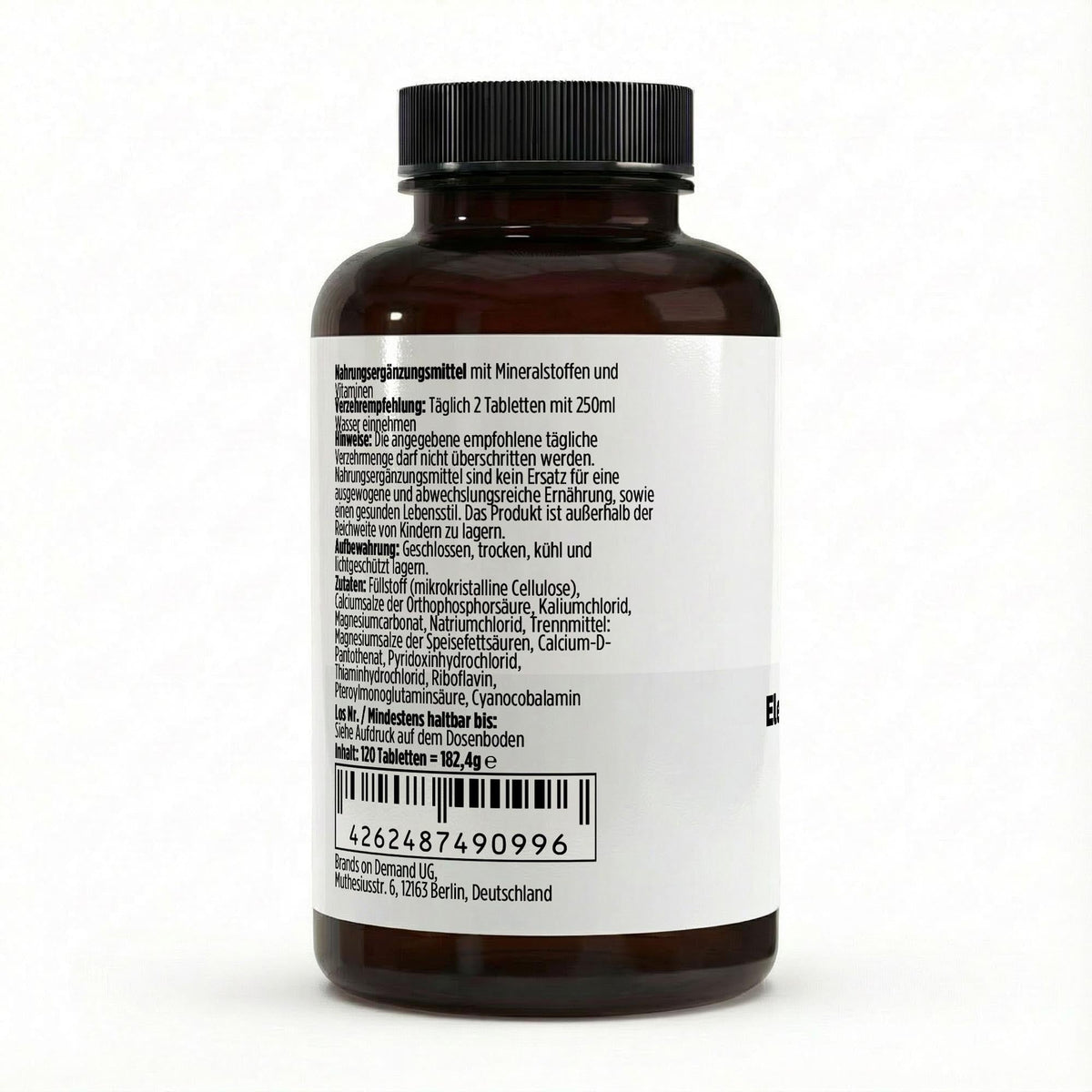 Electrolyte Complex - 120 vegan tablets