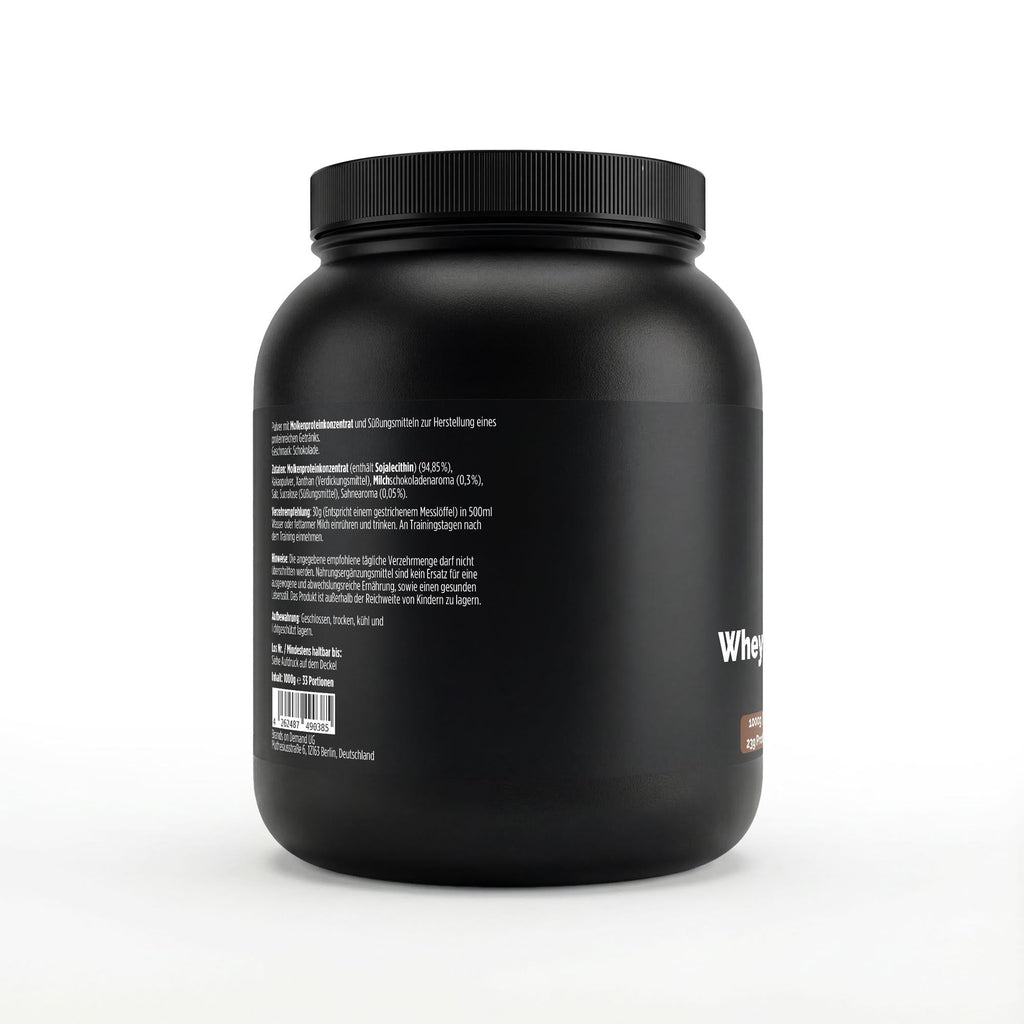 Premium Whey Protein (97%) Schokolade - 1.000g