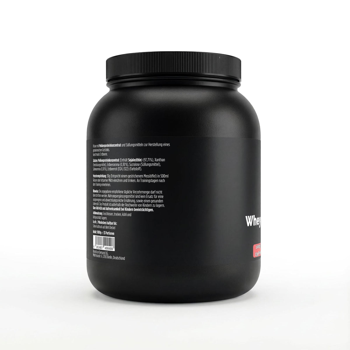 Premium Whey Protein (97%) Erdbeere - 1.000g