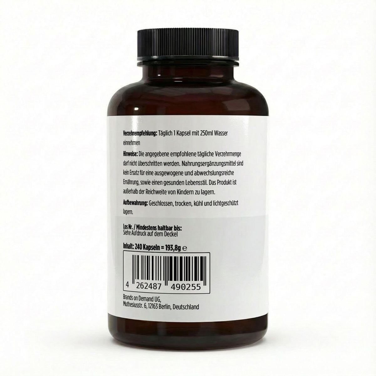 Buffered Vitamin C 500mg + Magnesium - 240 Capsules