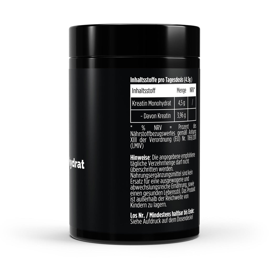 Kreatin Monohydrat - Geschmacksneutral - 500g